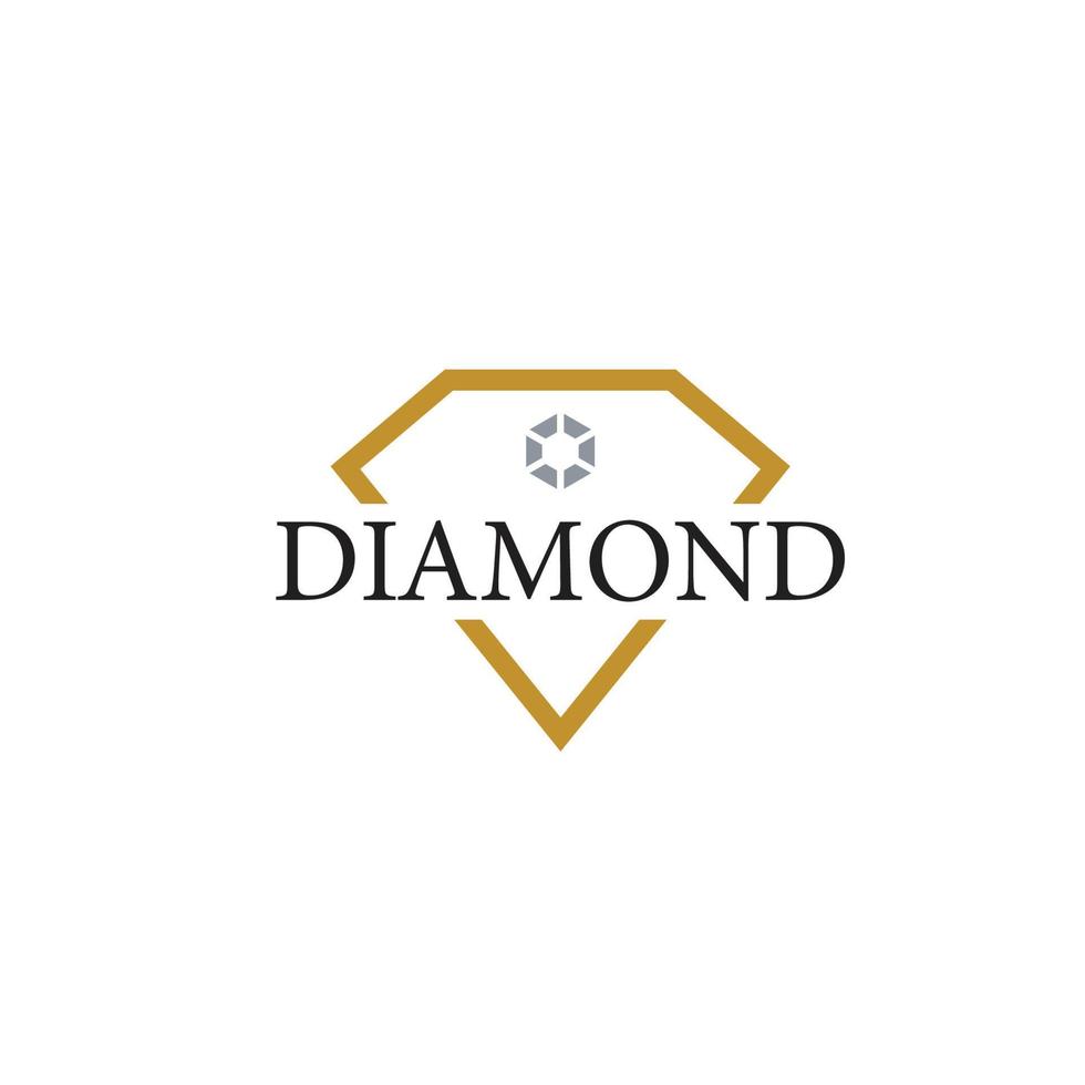 diamond logo luxury premium brand vector