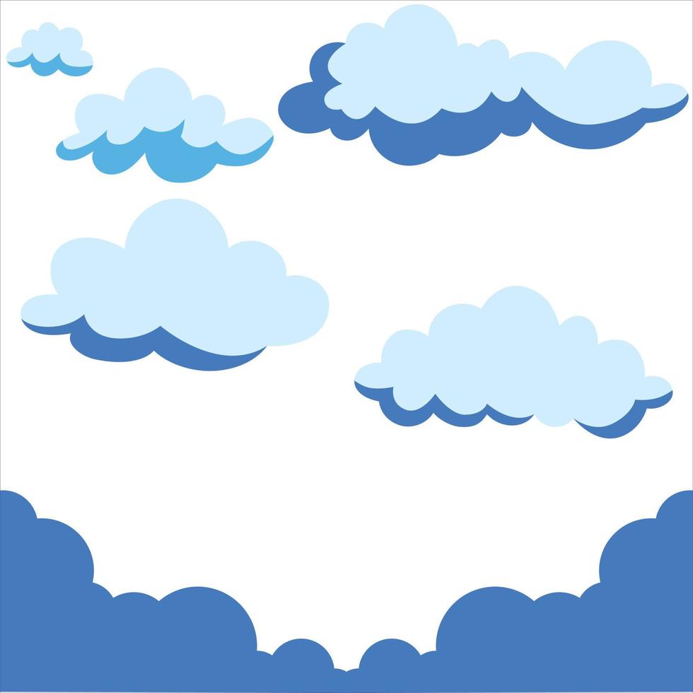 Cloudy background design vector