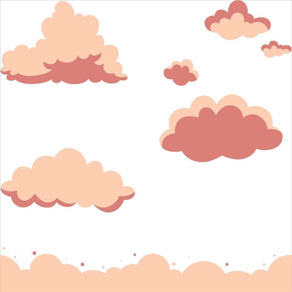 Cloudy background design vector