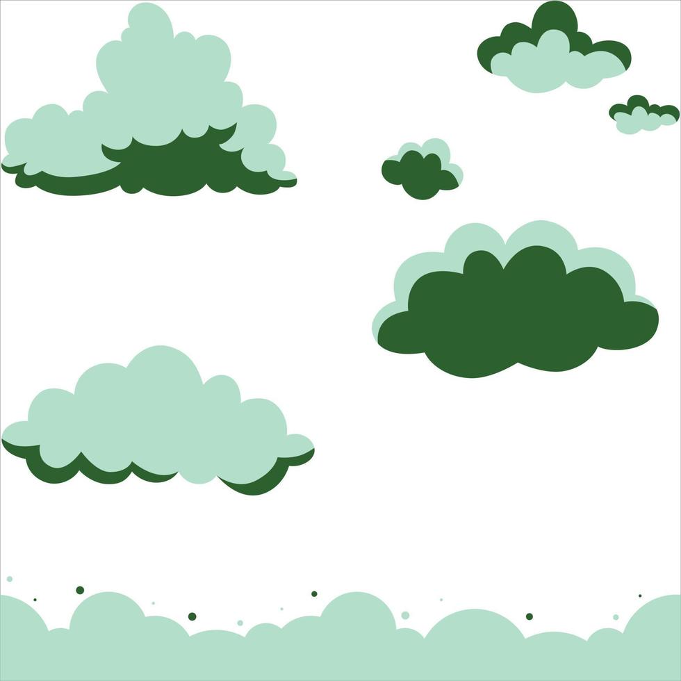 diseño de fondo nublado vector