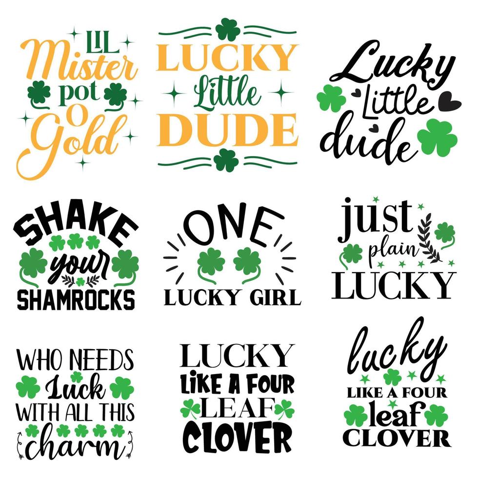 diseños de camisetas del día de san patricio vector