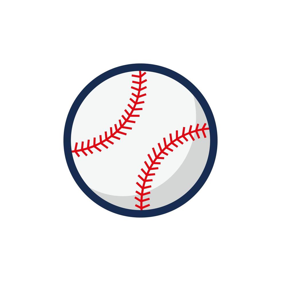 Baseball Icon Concept With Moving Baseball Icon Vector Template