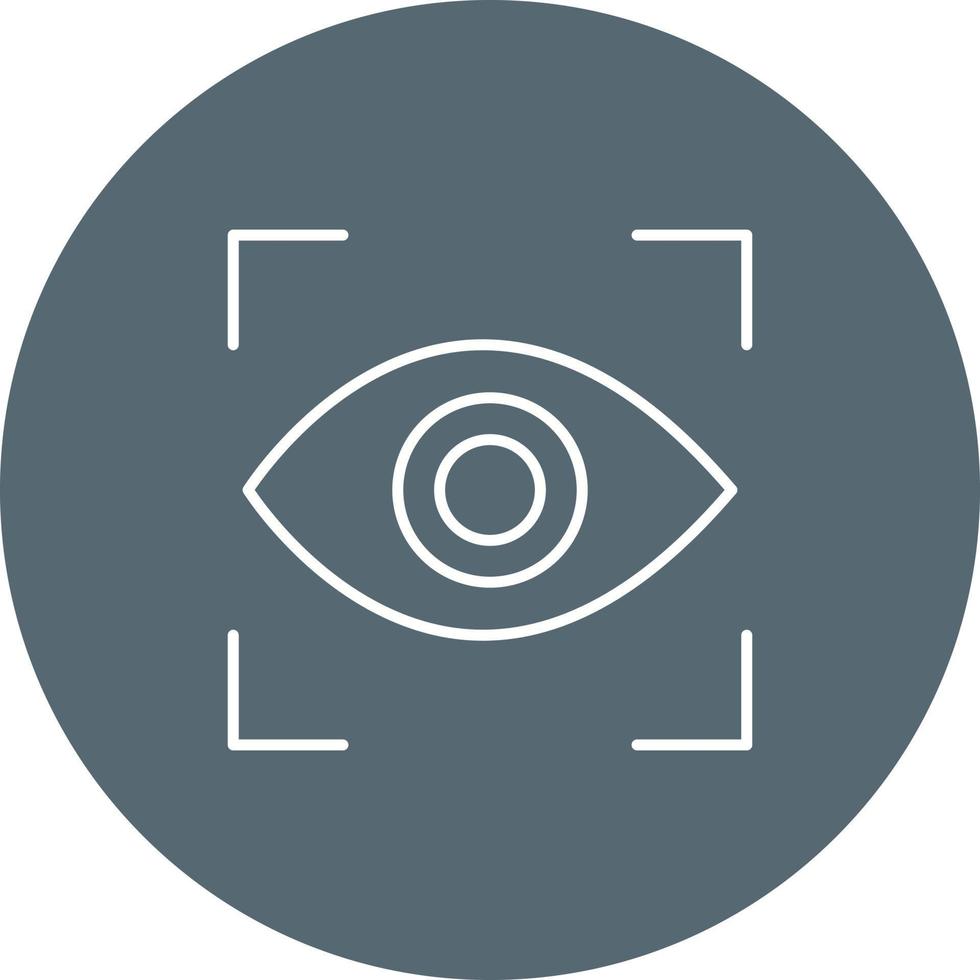 Eye Scan Vector Icon