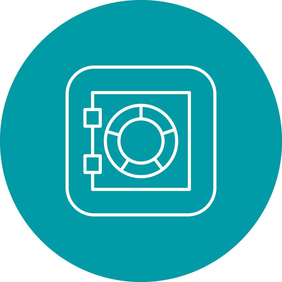 Safe Box Vector Icon