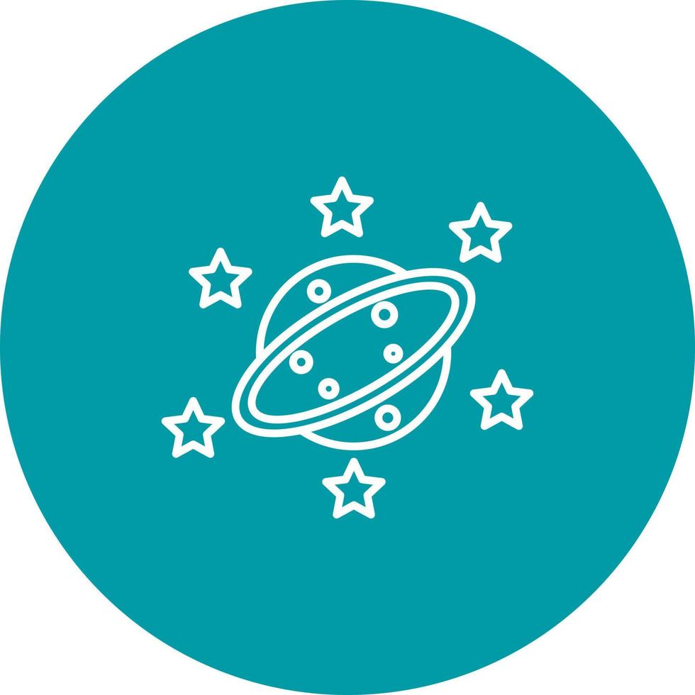 Saturn Vector Icon