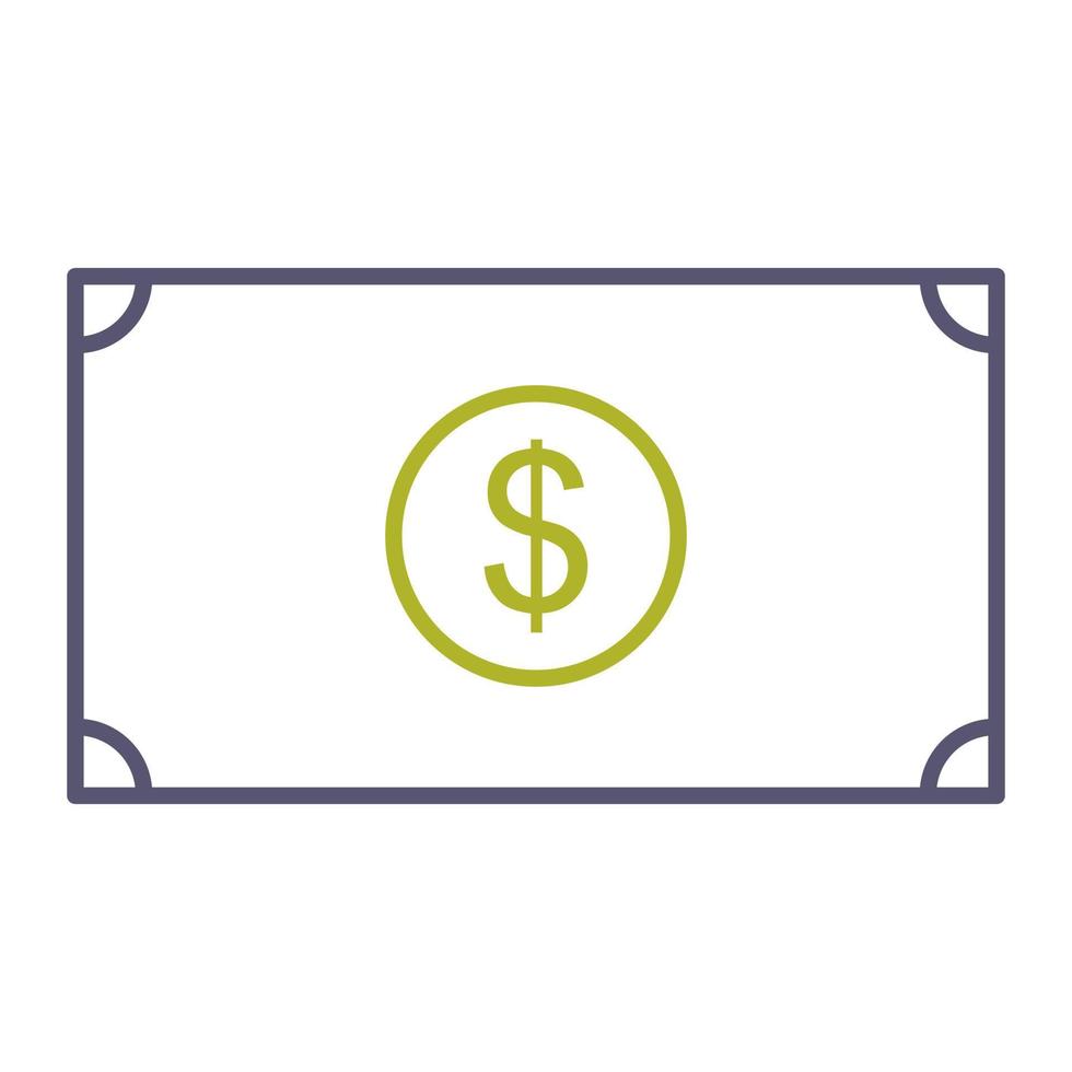 Unique Dollar Vector Icon