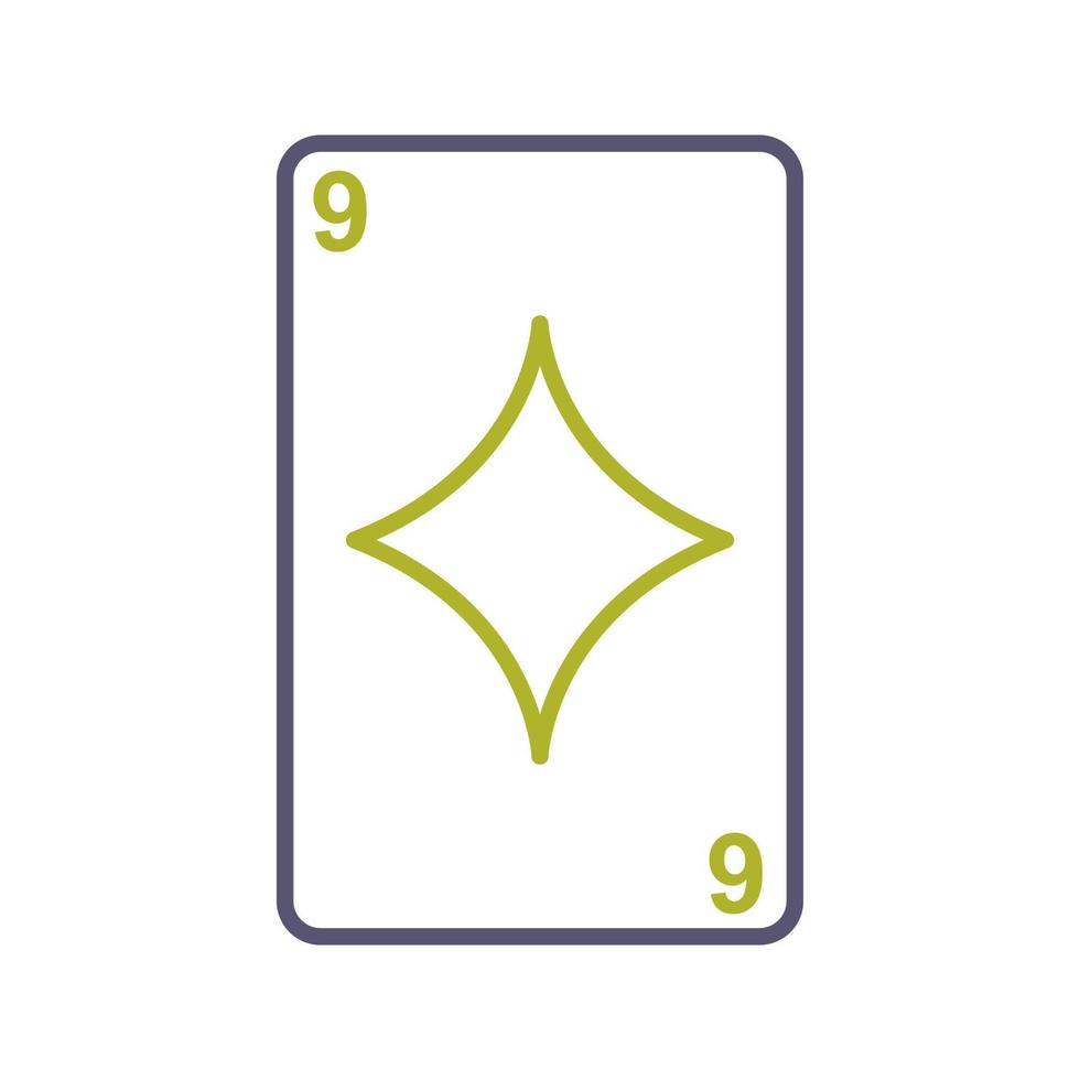 Diamonds Card Vector Icon