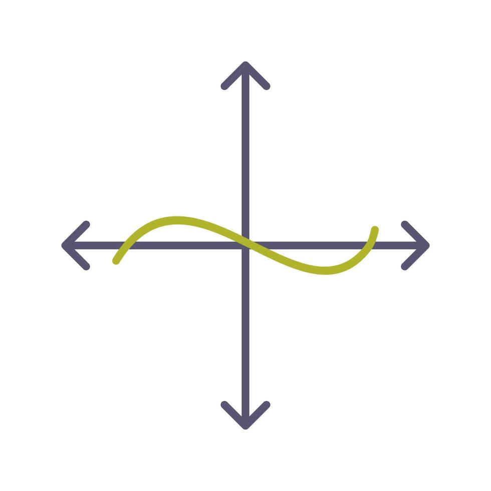 Unique Graph Vector Icon