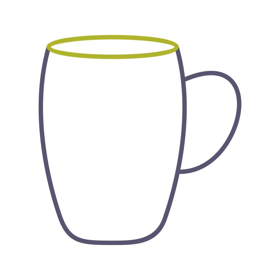 icono de vector de taza