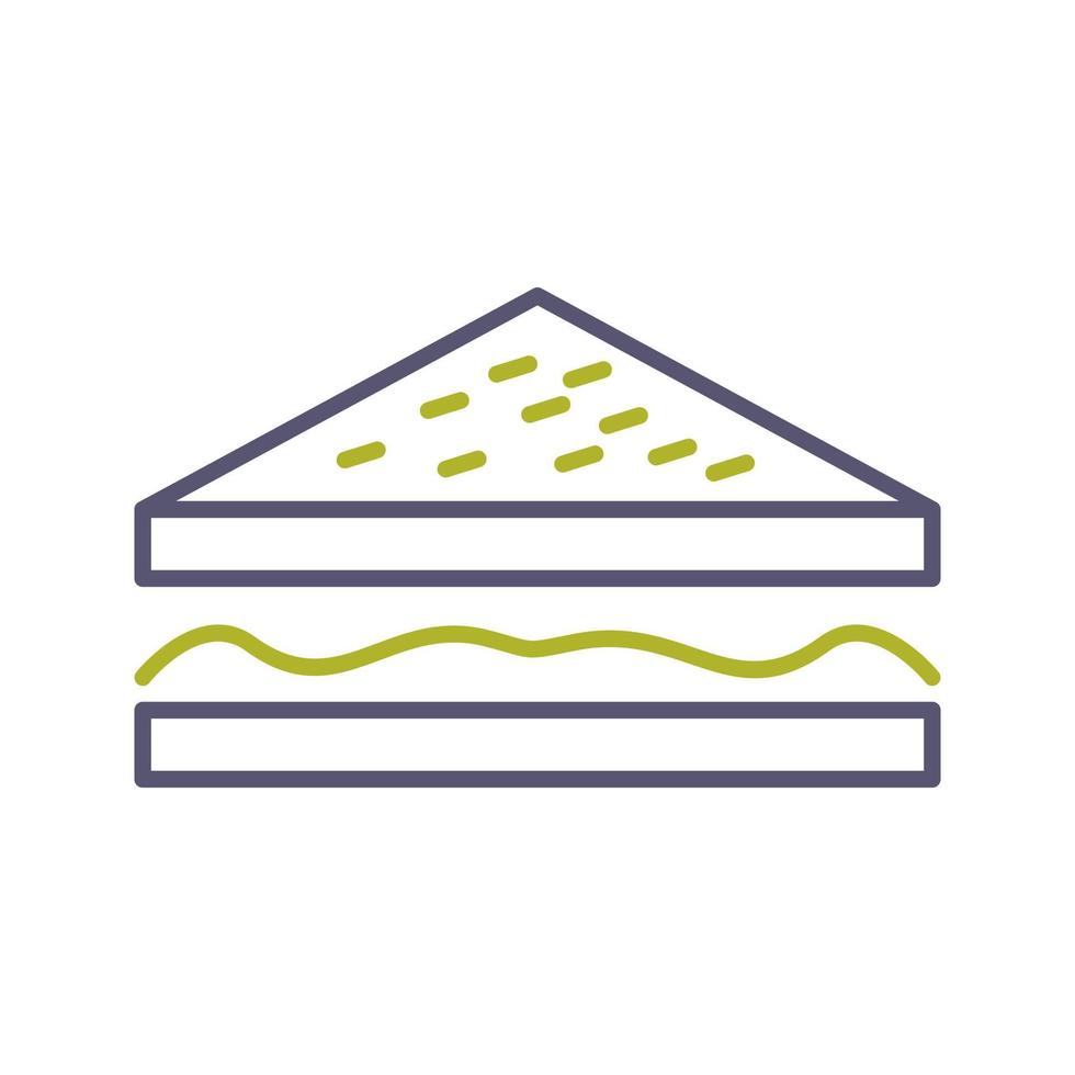 Unique Sandwich Vector Icon