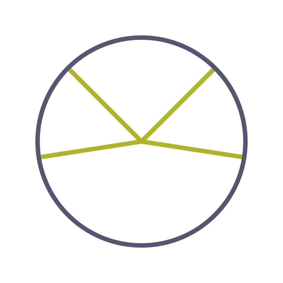 Pie Chart Analysis Vector Icon