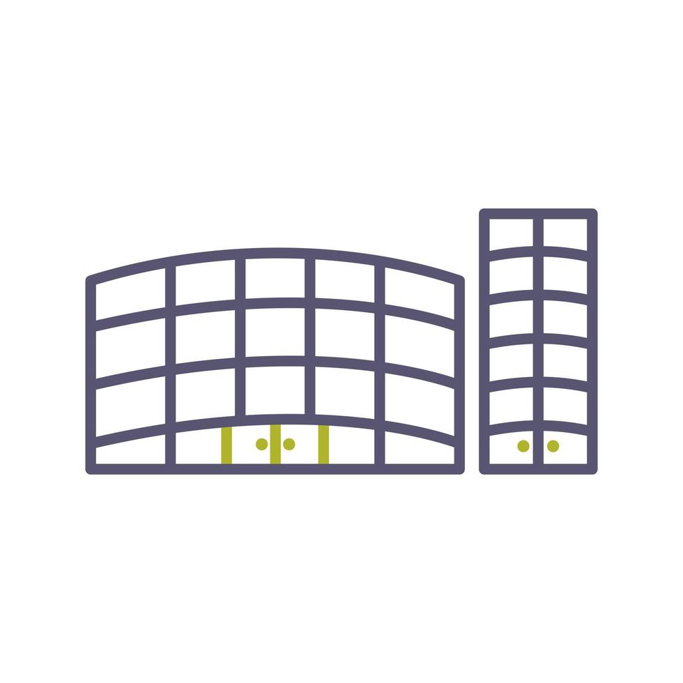 Unique Shopping Mall Vector Icon