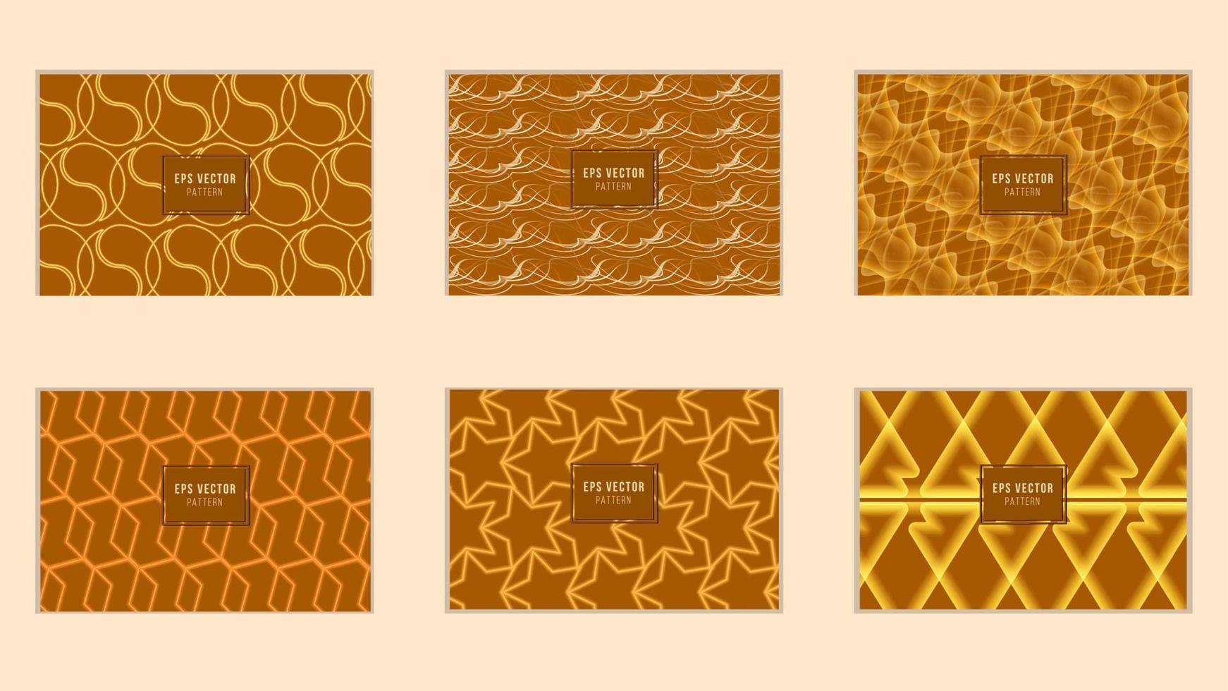 Set of Brown Geometric patterns. Abstract geometric hexagonal graphic design print 3d cubes pattern. geometric cubes pattern. vector