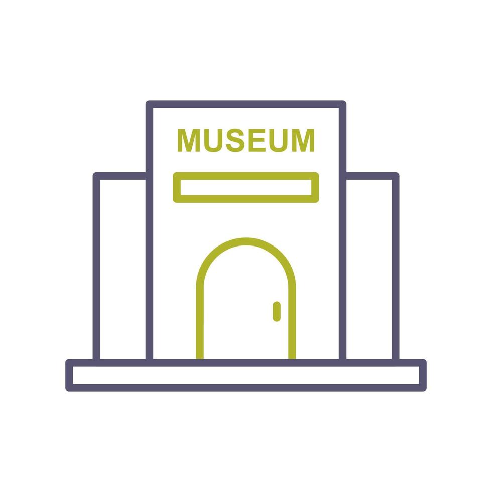 Museum Building Vector Icon