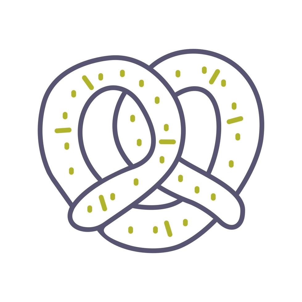 Pretzel Vector Icon