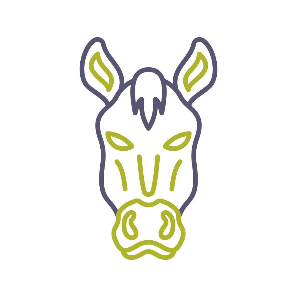 icono de vector de caballo