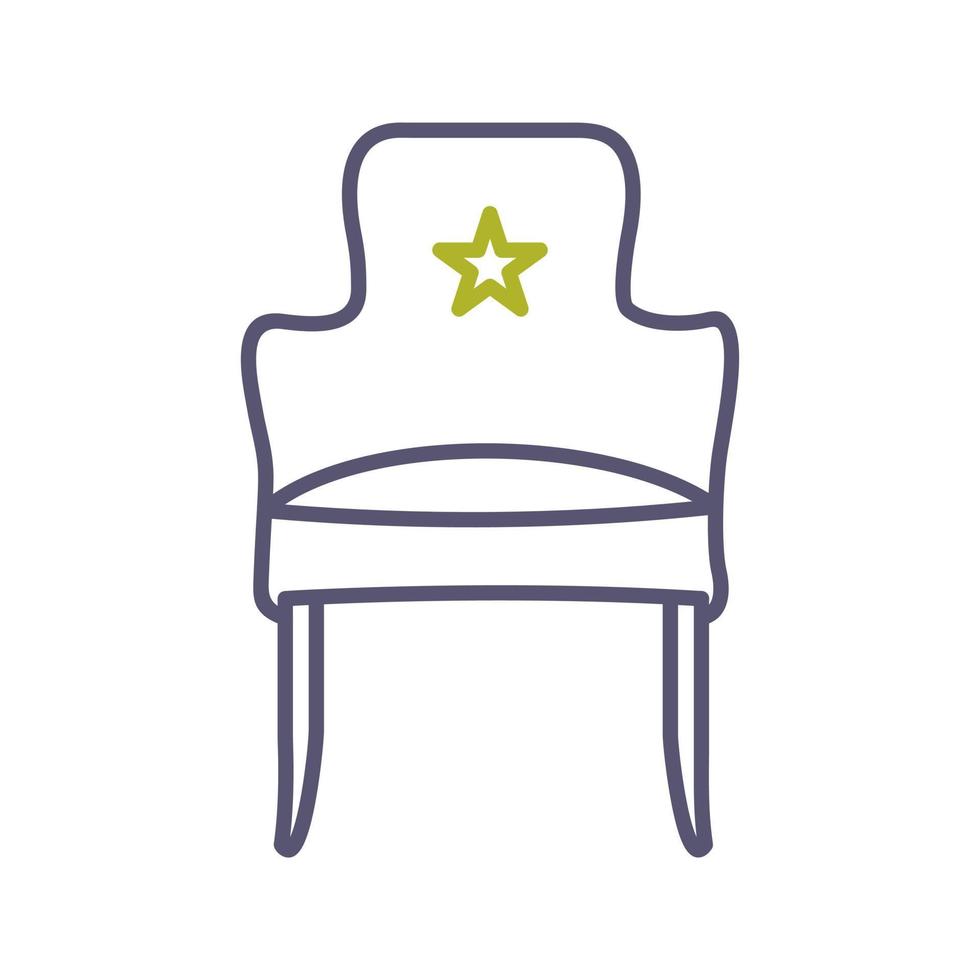 icono de vector de asiento