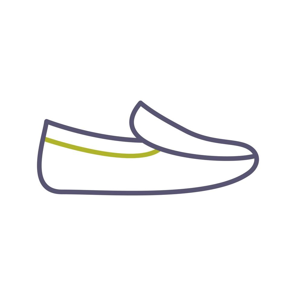 Men's Loafers Vector Icon