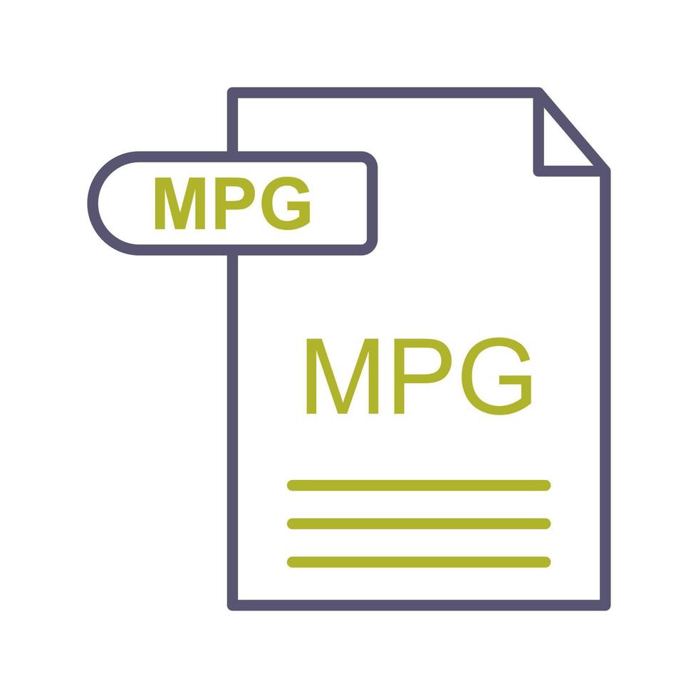 MPG Vector Icon