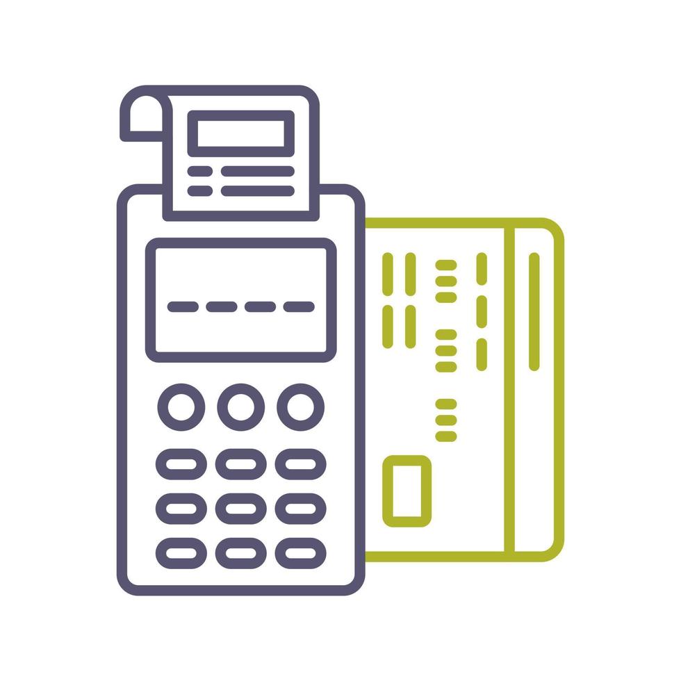 Pos Terminal Vector Icon