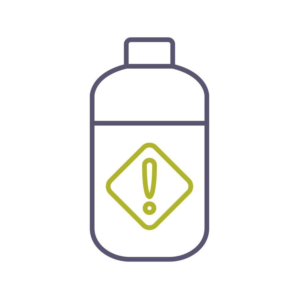 Pesticide Bottle Vector Icon