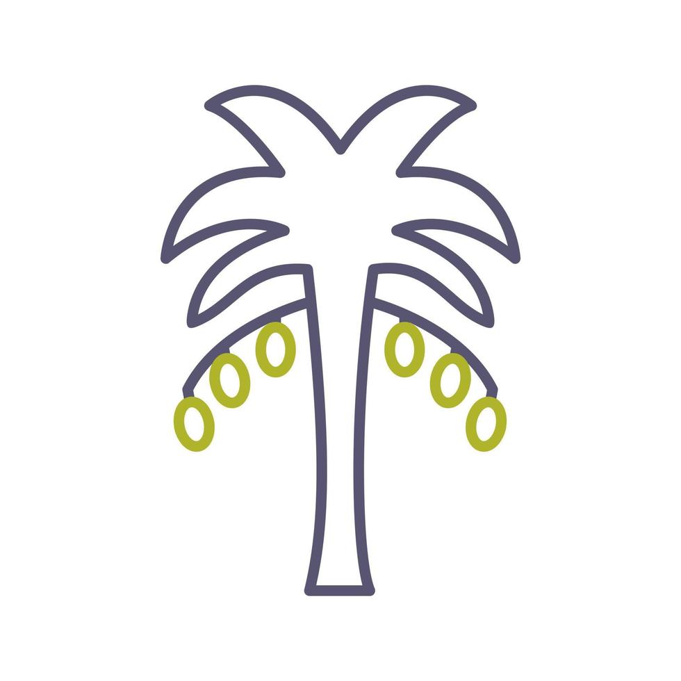 Coconut trees Vector Icon
