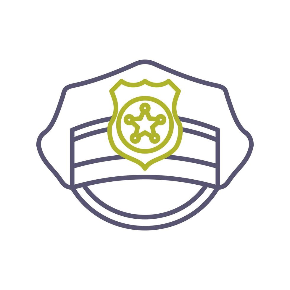 Police Hat Vector Icon