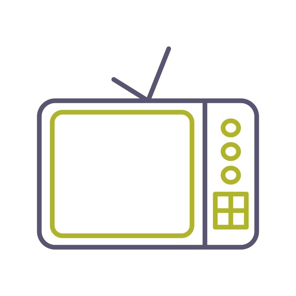 TV Set Vector Icon