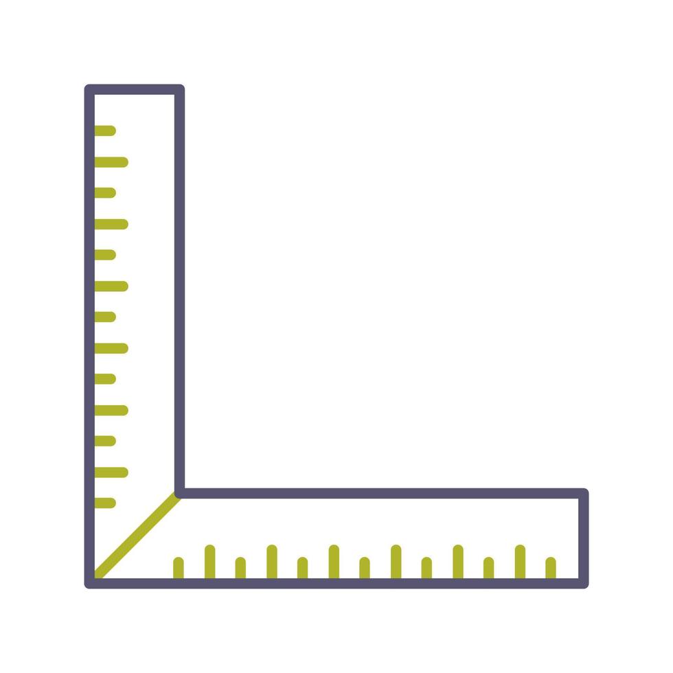 square Ruler Vector Icon