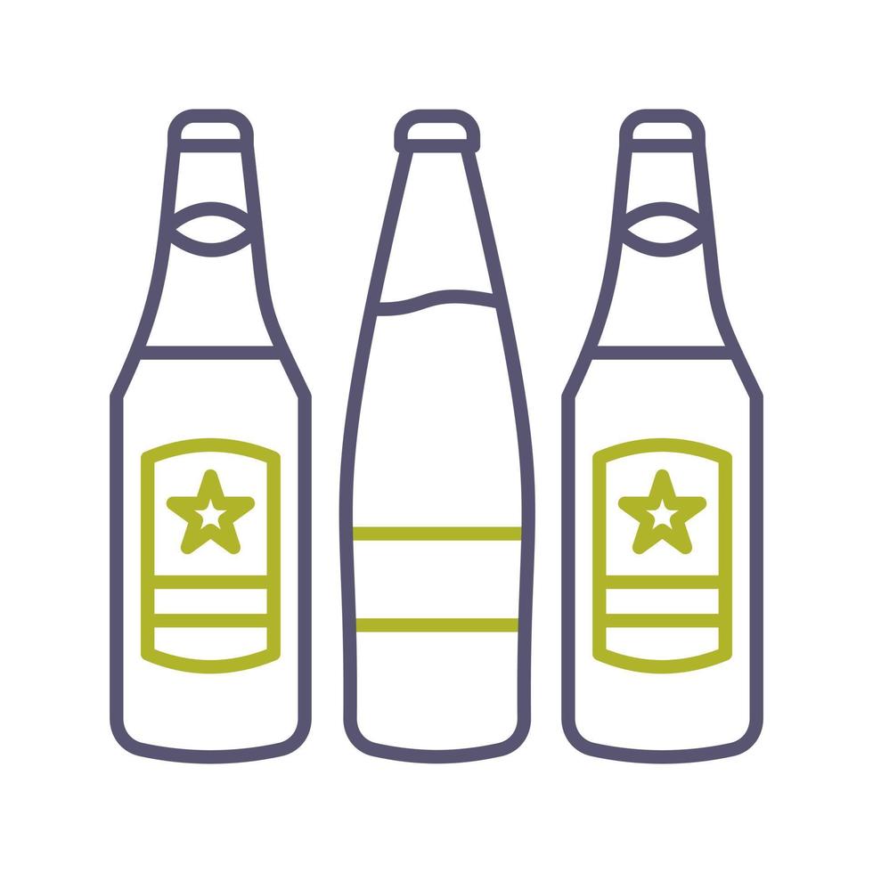 Beer Bottles Vector Icon
