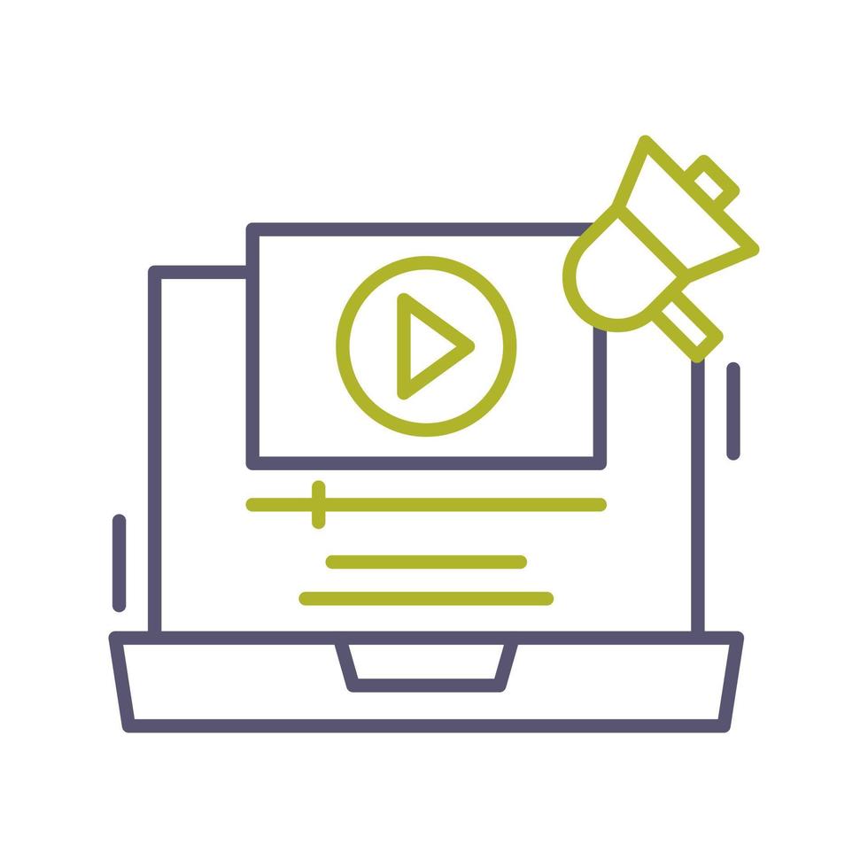 Video Marketing Vector Icon