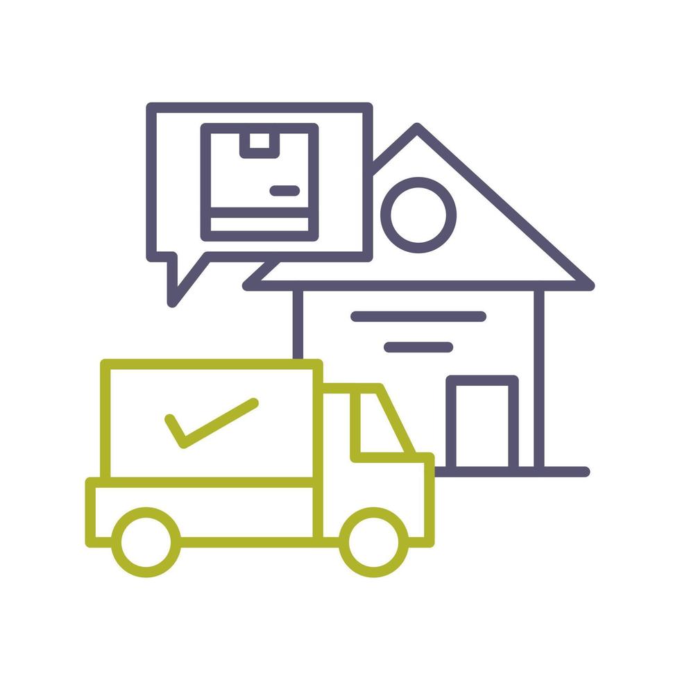 Package Receiving Vector Icon