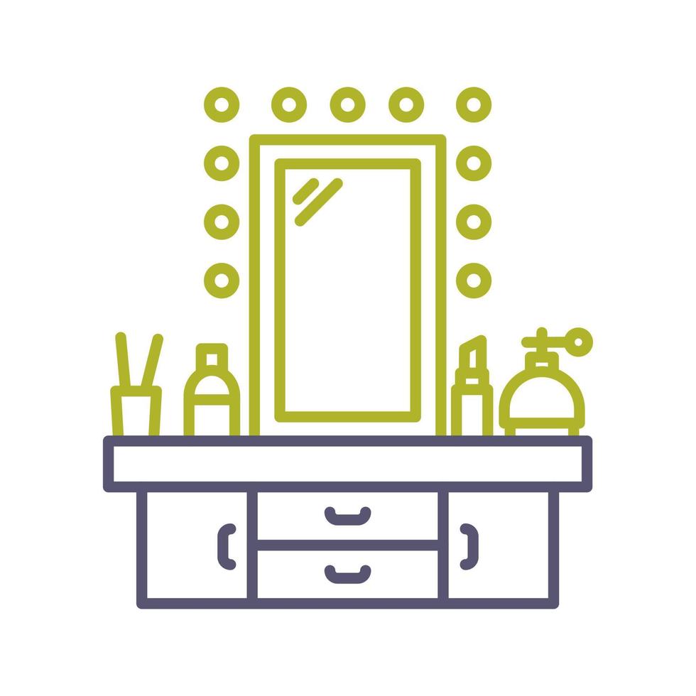 Dressing Table Vector Icon