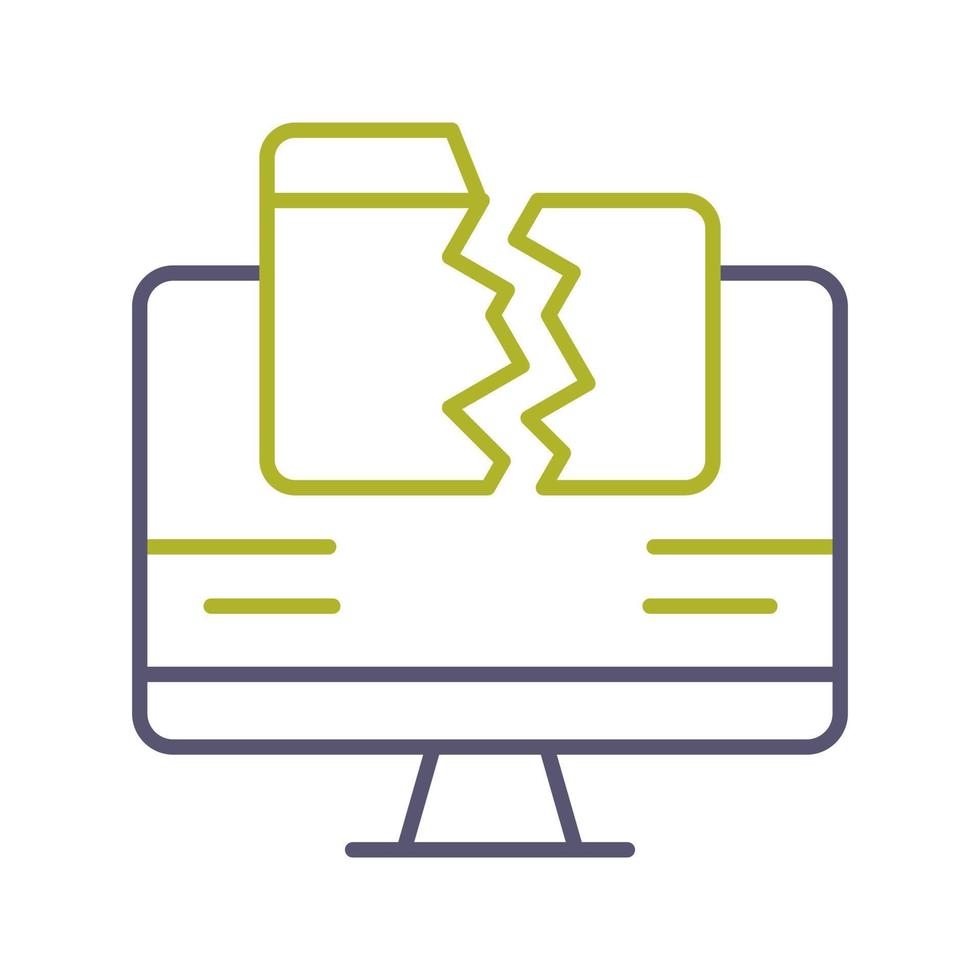 Data Loss Vector Icon