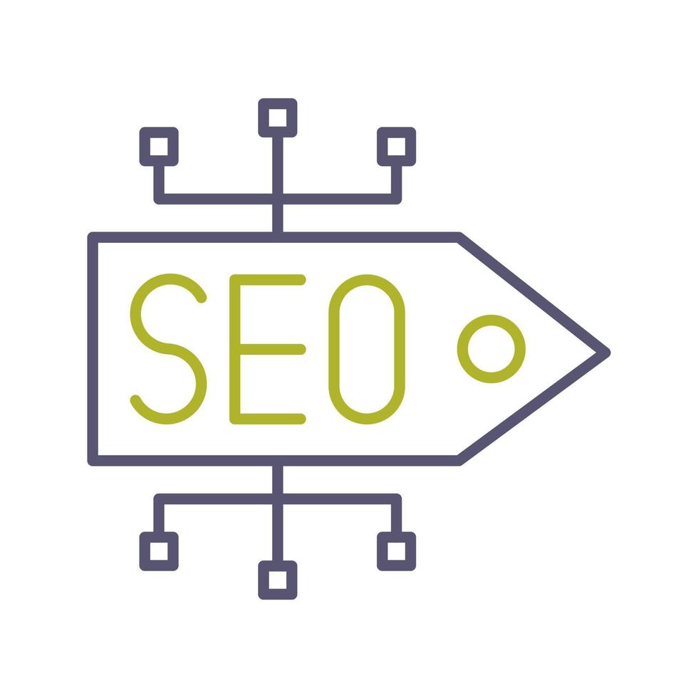 SEO Tag Vector Icon