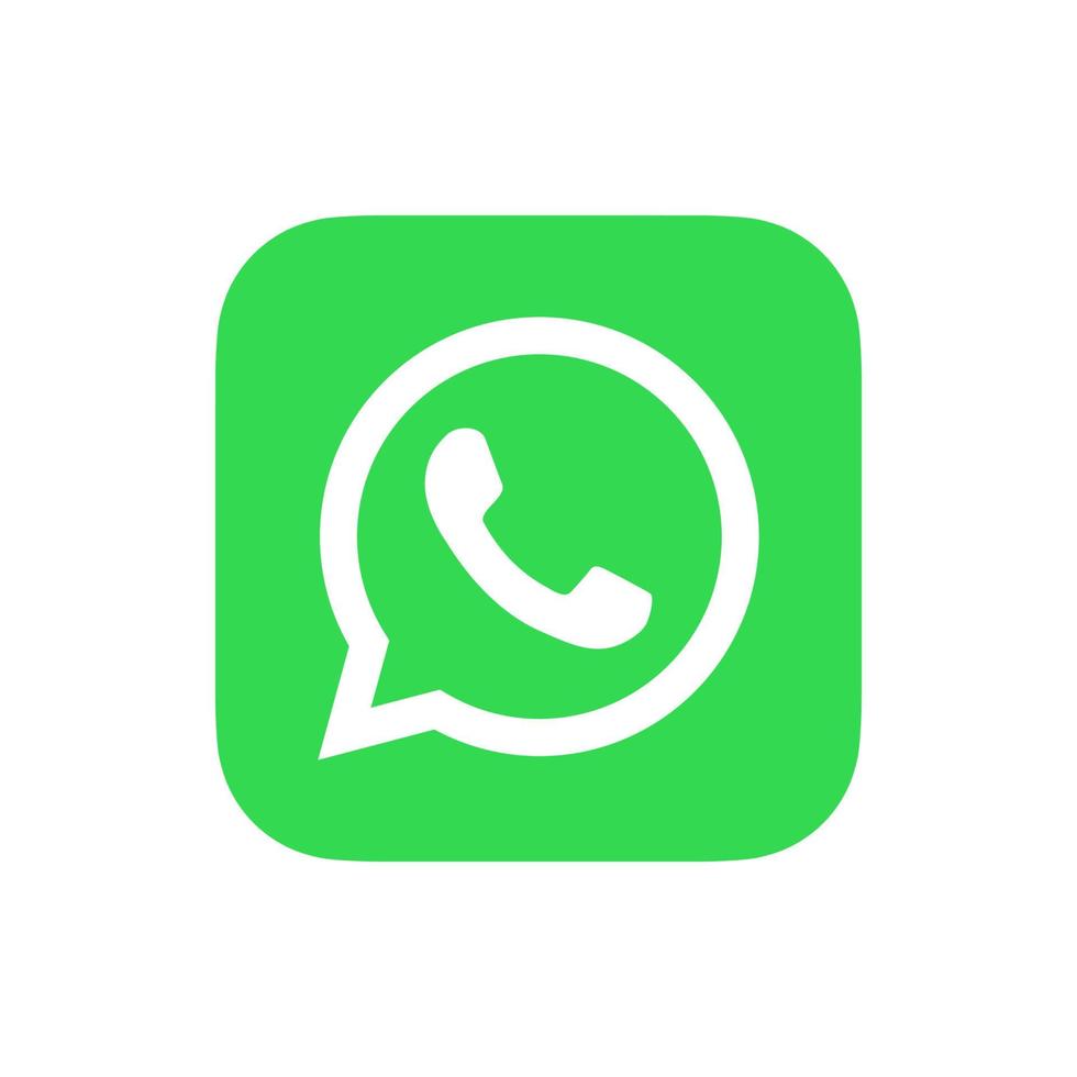 Whatsapp logo, Whatsapp icon logo vector, Free Vector