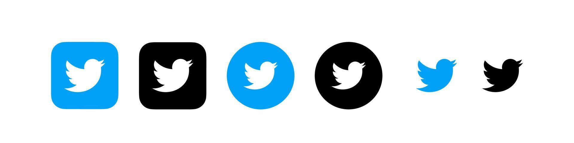 logotipo de twitter, vector de icono de twitter, vector libre de símbolo de twitter