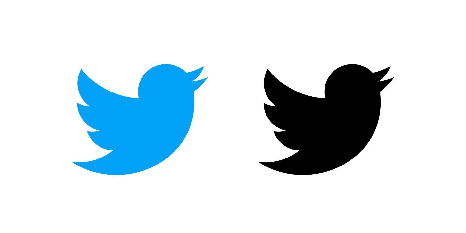 logotipo de twitter, vector de icono de twitter, vector libre de símbolo de twitter