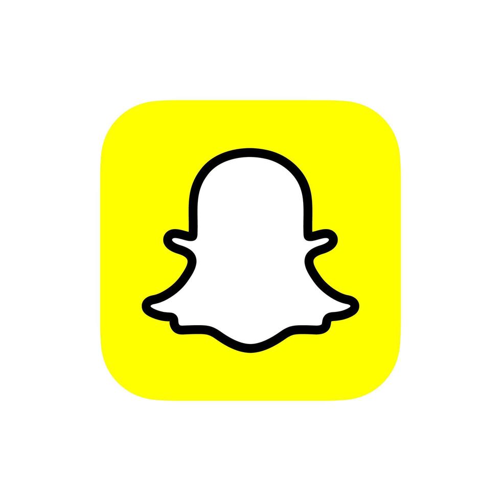 snapchat logo vector, snapchat icon vector free vector