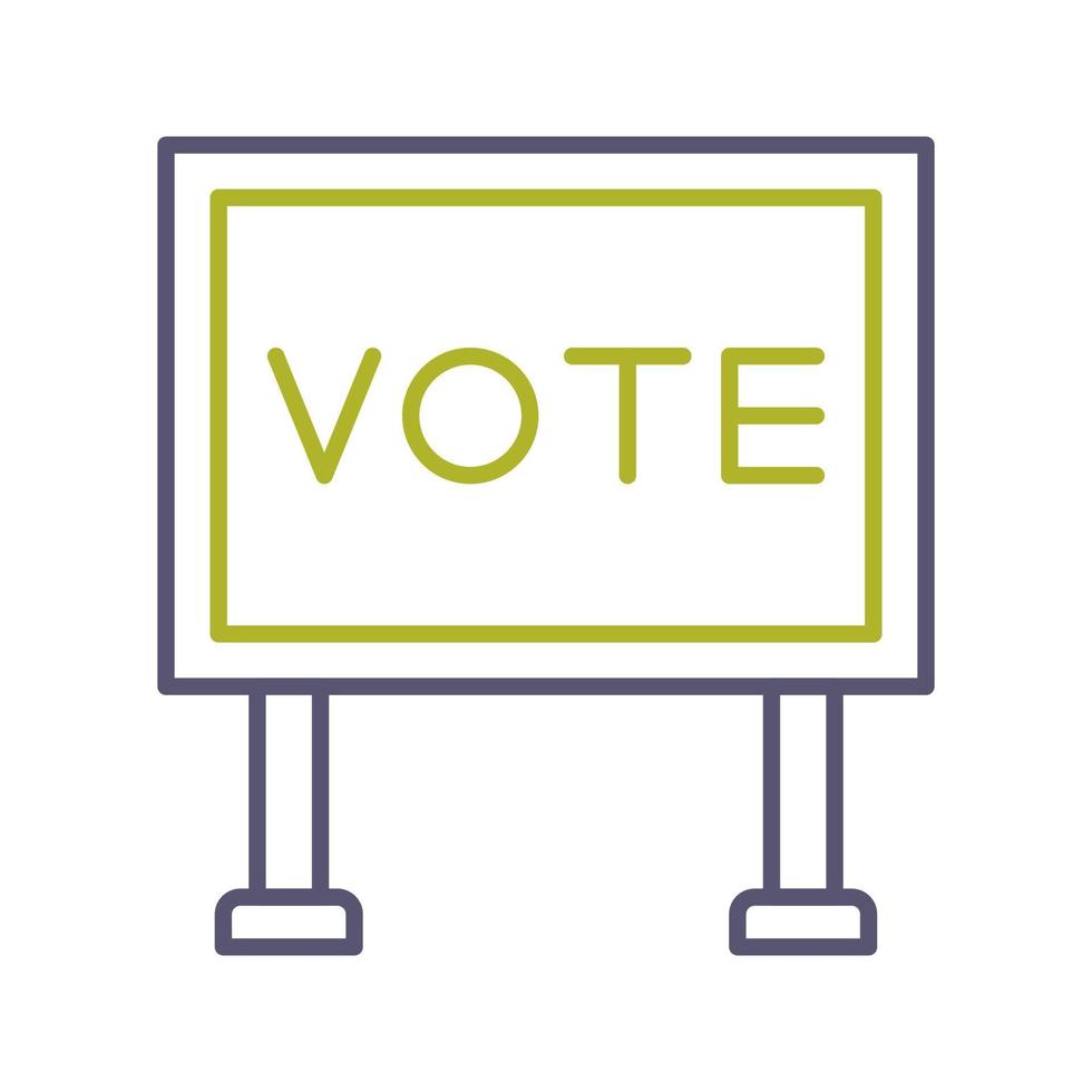 Billboard Vector Icon