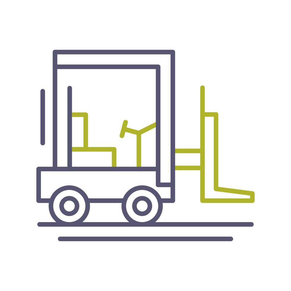 Forklift Vector Icon