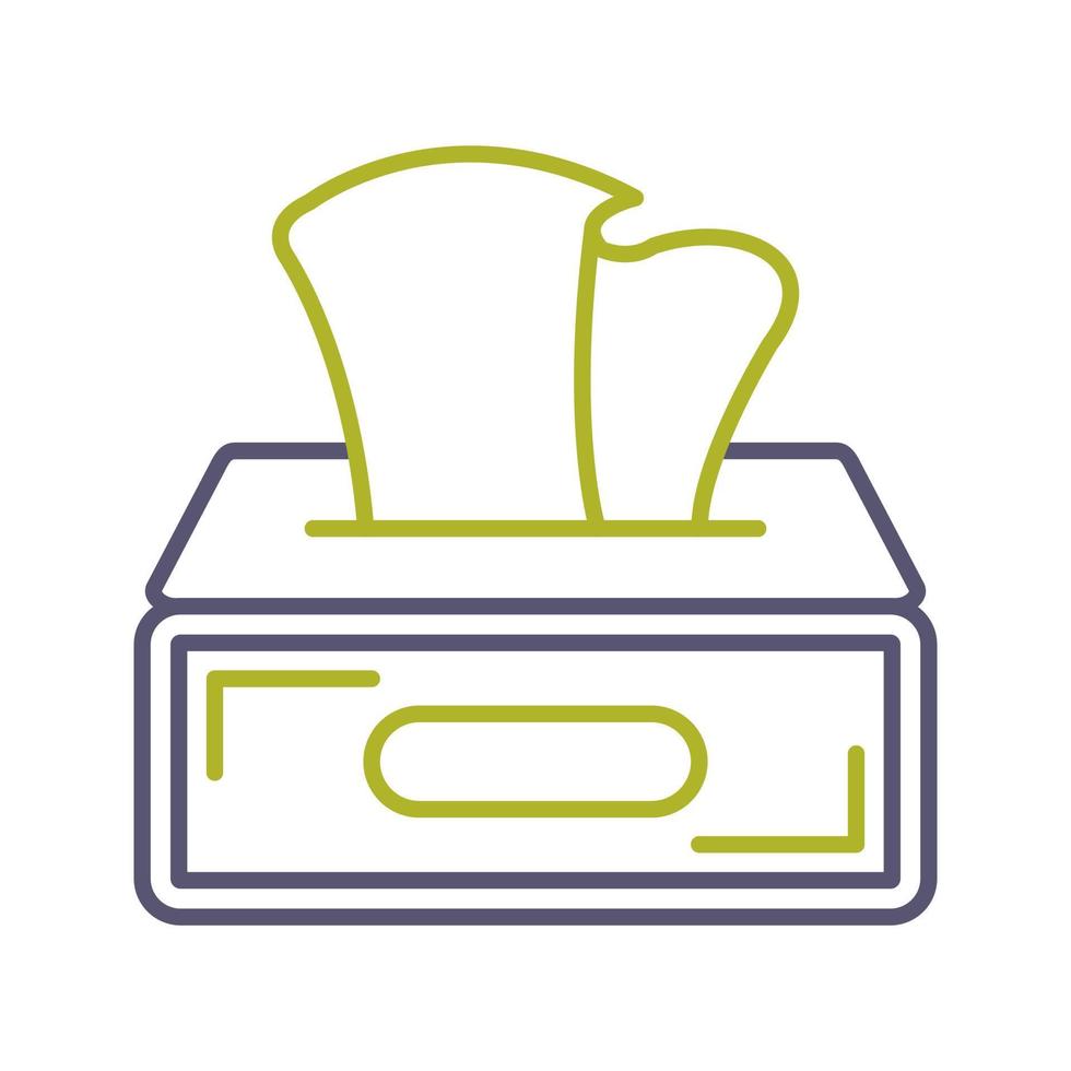 Tissue Box Vector Icon