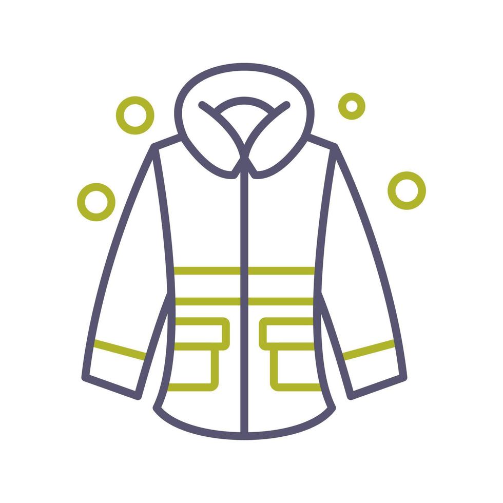 Winter Jacket Vector Icon