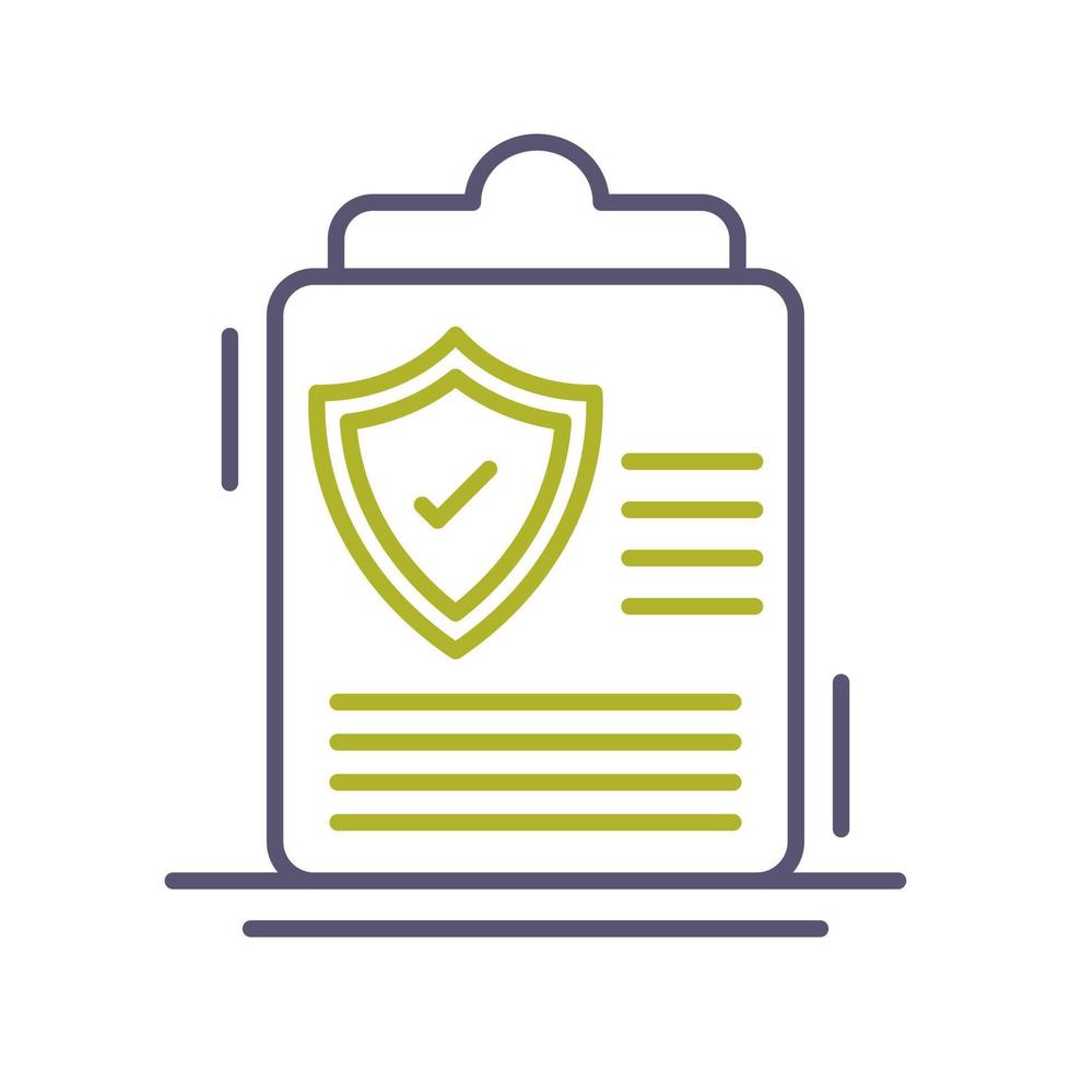 Insurance Policy Vector Icon