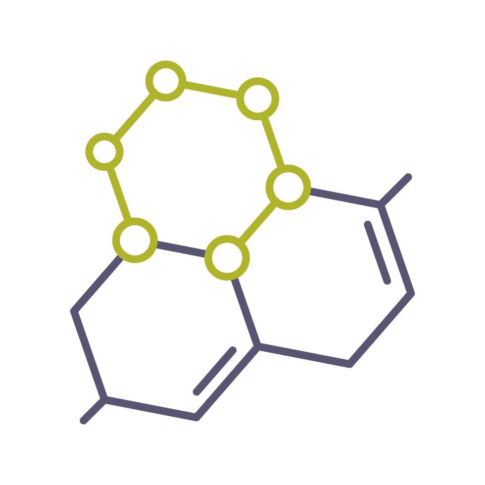 icono de vector de molécula