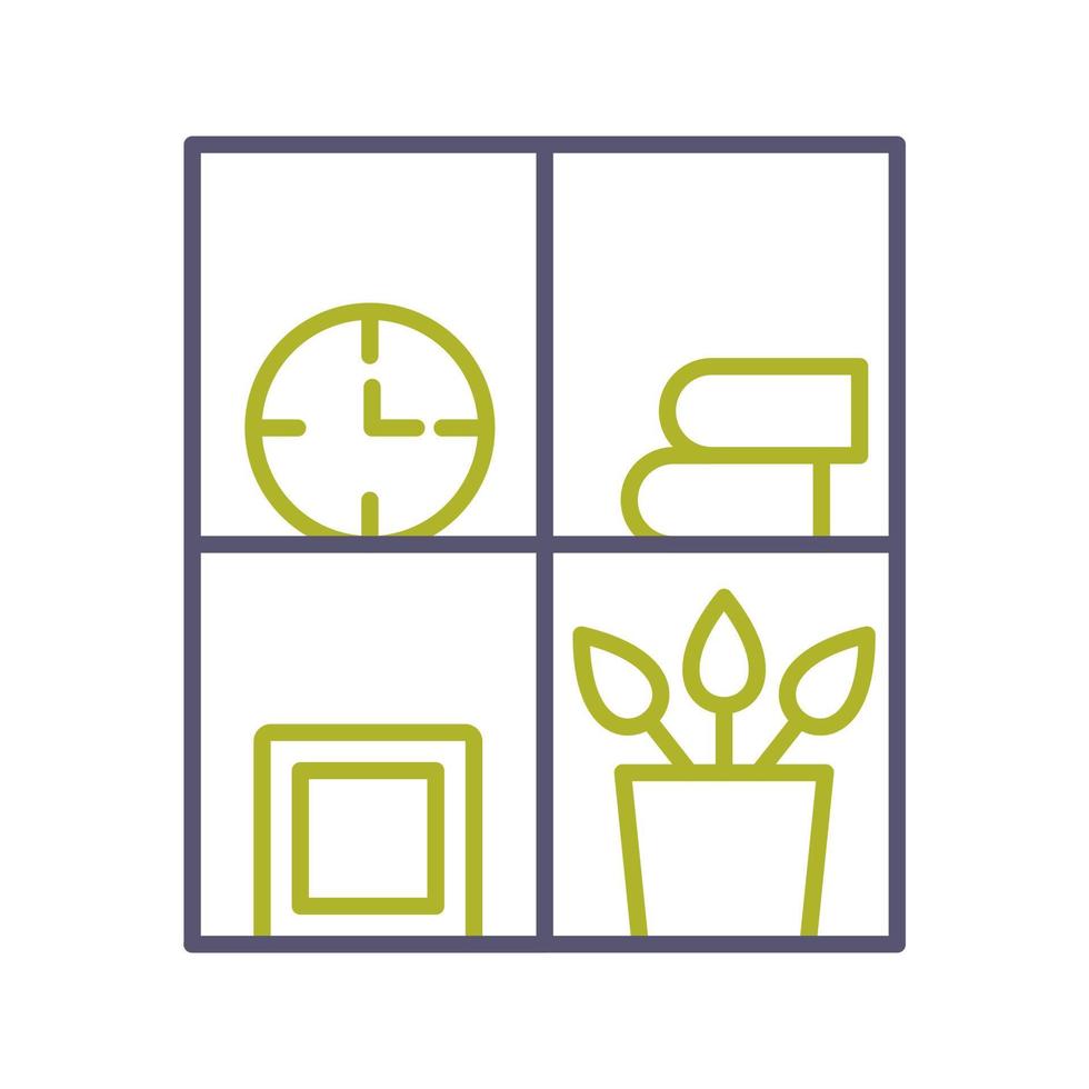 Bookshelf Vector Icon