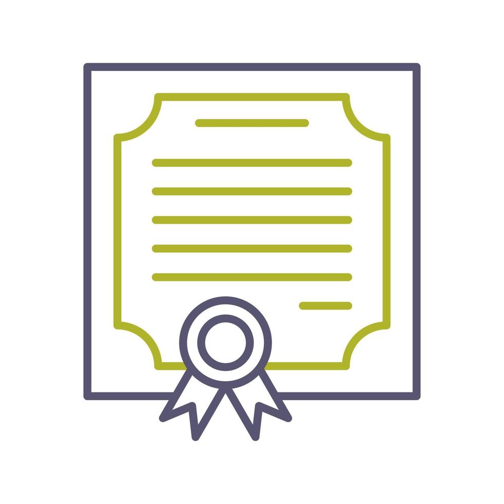 Certificate Vector Icon