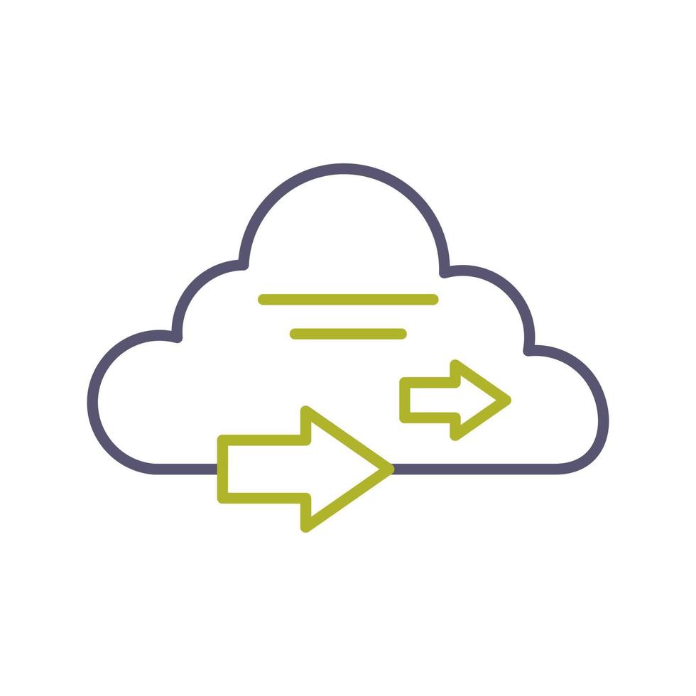 Cloud Computing Vector Icon