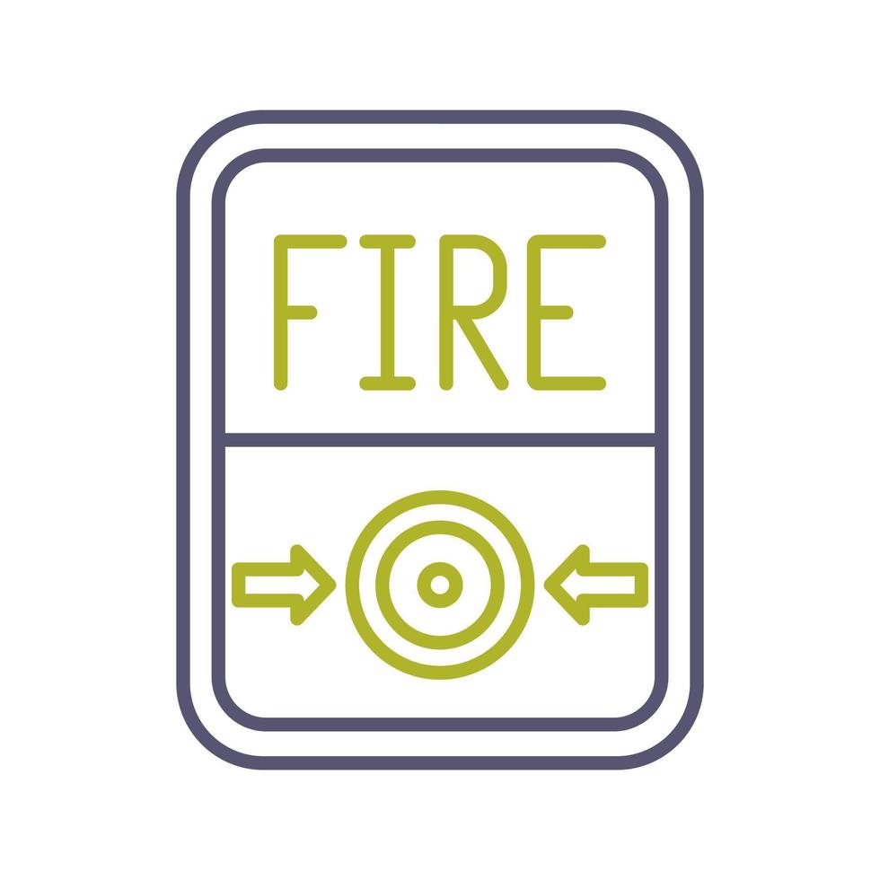 Fire Button Vector Icon