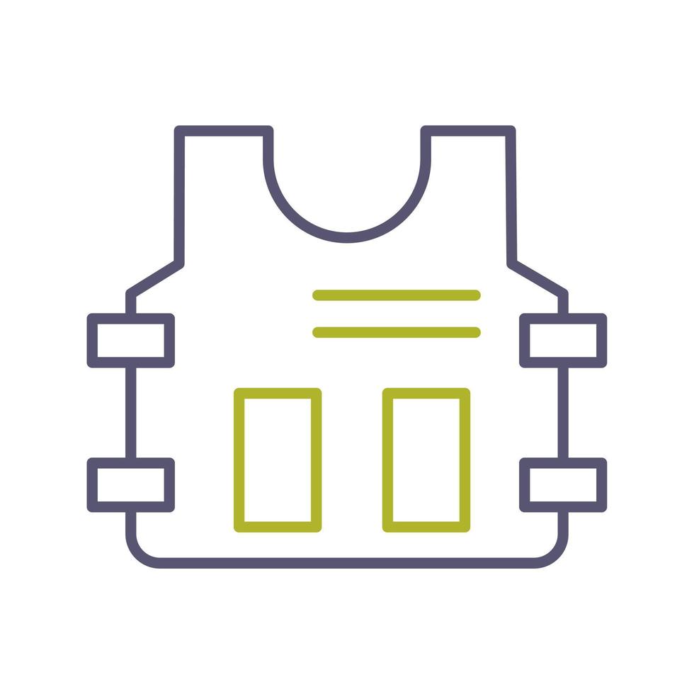 Police Vest Vector Icon